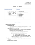 Week 14 Notes