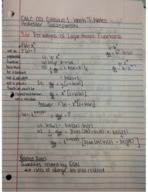 Calculus 021 Week 7 Notes