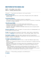 FINAL EXAM STUDY GUIDE