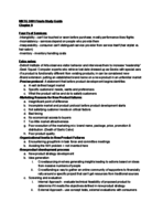MKTG 3001 FInals Study Guide