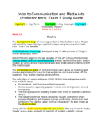Exam 3 Study Guide