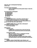 Psych 250, week 1- Intro to developmental psychology