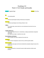 Week 11 Notes