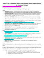 Final Study Guide