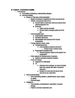 HM 355 Week 4 Notes