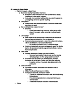 HM 355 Week 6 Notes