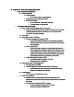 HM 201 Chapter 10 Notes