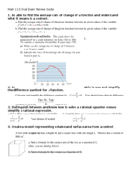 Math 113 Review Guide 