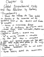 Chapter 12 notes for Ecology