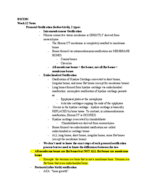 BSCI201 Week 12 Notes