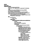 BSCI201 Week 11 Notes