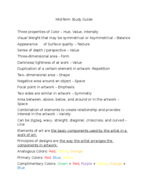 Art Appreciation Mid - Term