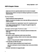 HDFS 102 Week 2 Notes Chapter 3 &4