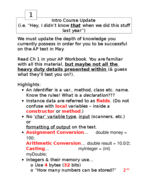 Intro Course