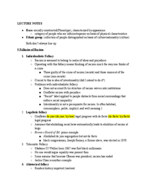 Sociology Class Notes Week 1