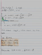 Math 125 Natural log notes