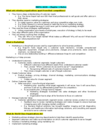 MKTG week 1 notes