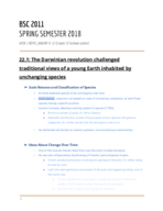BSC 2011 Chapter 22 Outline