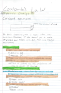 Physics 213, Coulomb's law notes 