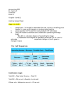 Accounting 222 Exam 3 Study Guide