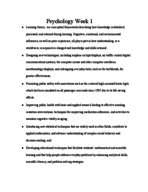 Delta College-Psychology Class Notes