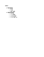 Physics 1A Week 1 Notes
