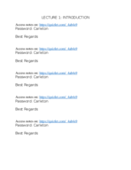 Week 1: Mitosis/Meiosis