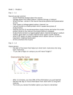 BIO 264, Week 1 