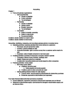 Accounting week 1 notes