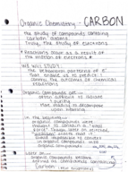 Organic Chemistry Chapter one