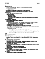 EVR2001: Week 1 Notes 
