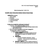 SOC 110: Week 1 notes 