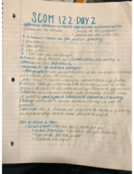 Week 1 class notes
