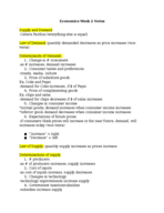 Econ Week 2 Class Notes
