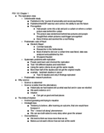 PSY 101, chapter 1 