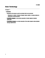 Chapter 1 - Basic Terminology