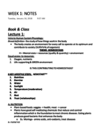 Human System Physiology Chapter 1 Notes & Lecture Notes 