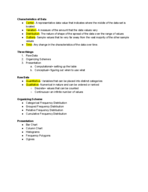 SPEA-K 300 Statistical Techniques CH.2 Frequency Distribution and Graphs