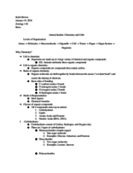 Zoology 110, Week 1 Notes
