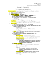Biology 2 - Chapter 24 Notes