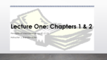 EC-2113_Week One_LectureNotes 