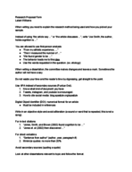 Sport Psychology: Research Proposal Form