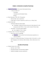 Cog. Psych Week 1 (Syllabus Week)