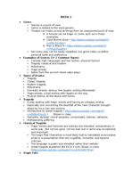 THE 112: Class Lecture Notes Week 2