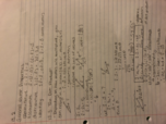Class Notes 13.2,3,4 and 12.1