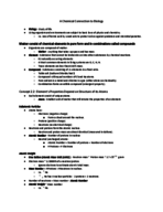 Chapter 2: A Chemical Connection to Biology