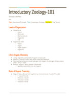 Class notes- Animal Insides