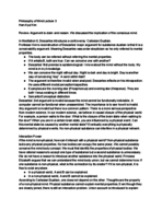 Introduction to Philosophy of Mind Lecture 3