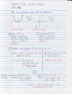 MATH 220 Lecture Notes: 01/22/18