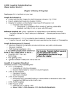 Healthcare Administration Ch. 1 & 2
